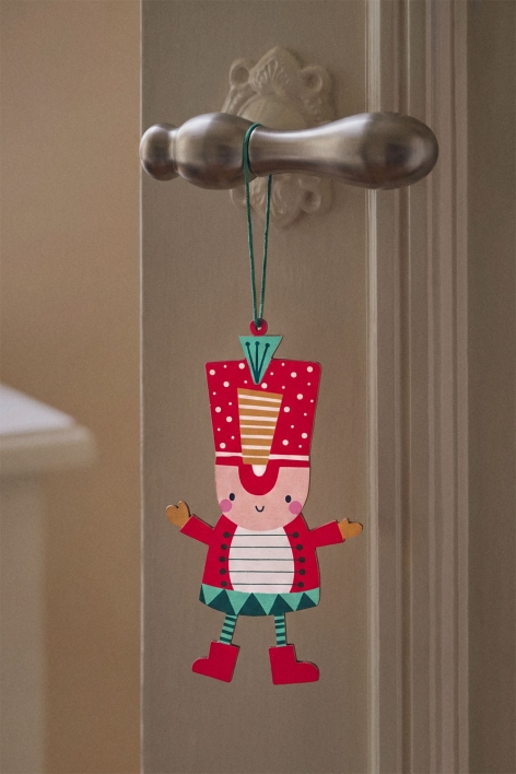 Pack of 3 Christmas decorations in MDF Vaufel