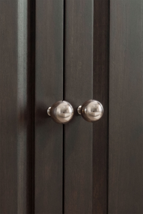 Pack of 2 round aluminum handles Nurvela