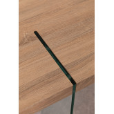 MDF Rectangular Dining Table with Glass legs Kali, thumbnail image 5