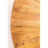 Round Recycled Wood Wall Mirror Ø100 cm Rand, thumbnail image 5
