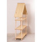 Zita Kids Shelf with 3 Wood Shelves, thumbnail image 4