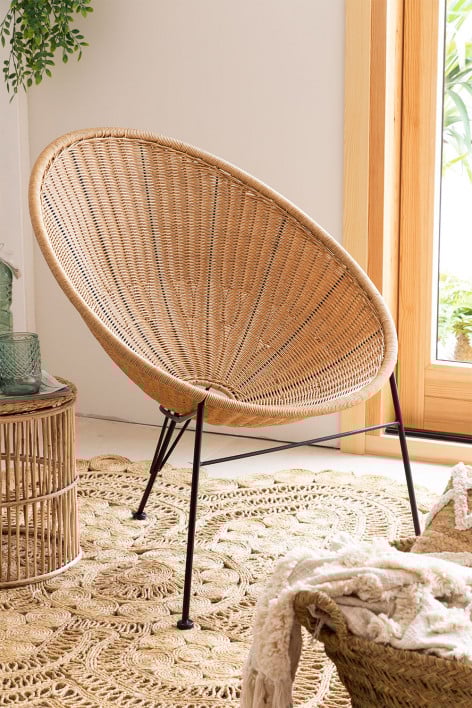 Synthetic  Wicker Armchair Acapulco