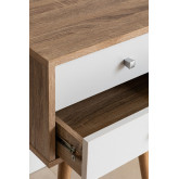 Wood & MDF Bedside Table with Drawers Dycca, thumbnail image 4