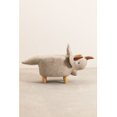 Kids Triceratops Stool Ducky , thumbnail image 3