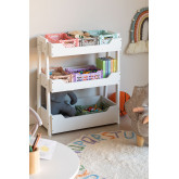 Wooden Toy Organizer Cabinet Rielle Kids, thumbnail image 1