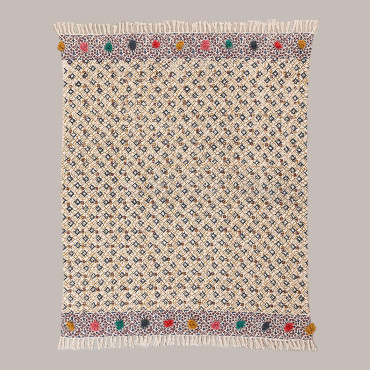 Cotton Plaid Blanket Tenesi Multicolor - Sklum
