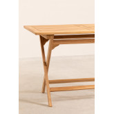 Foldable Teak Wood Garden Table  (120 x 70 cm) Pira, thumbnail image 5