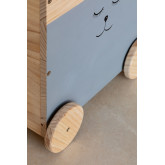 Madys Kids Wooden Storage Cart, thumbnail image 4