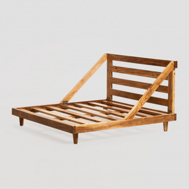 Modular Sofa Base Yebel (100 X 100 Cm) Rustic Wood - Sklum