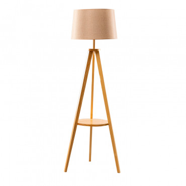 Floor Lamp Ripod Beige Cream - Sklum