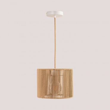 Uillo Nylon Rope Ceiling Lamp Ø25 Cm - Sklum