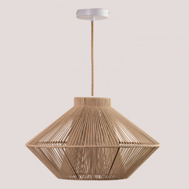 Ufo Cotton Rope Ceiling Lamp Natural - Sklum
