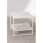 Square Side Table in Steel with Grid (50.8x50.8 cm) Thura, thumbnail image 2