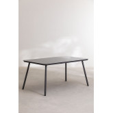 Outdoor Table in Glass & Aluminum Arhiza (160x90 cm) , thumbnail image 2