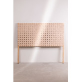 Wood & Leather Headboard Zaid  for 150 cm Bed, thumbnail image 3