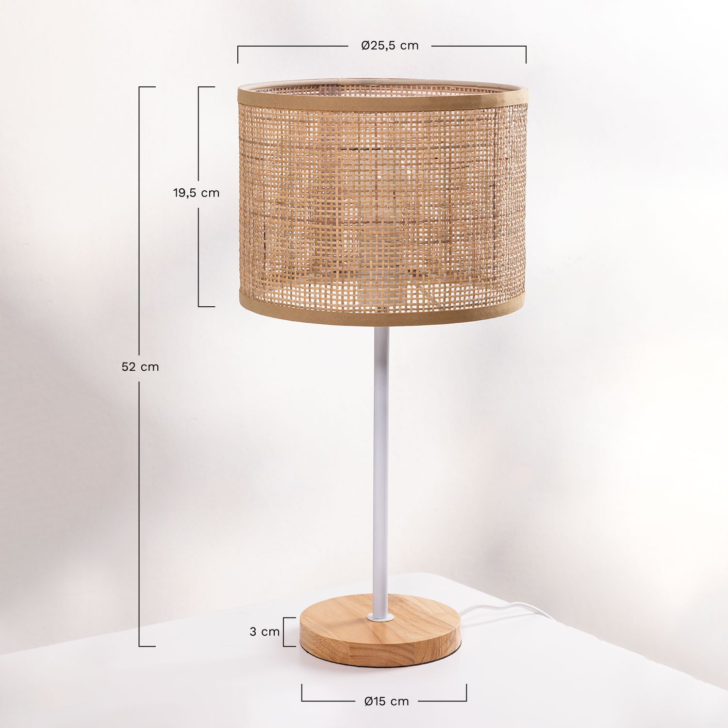 Wicker Lamp Table atelieryuwa.ciao.jp