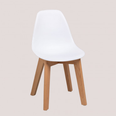 Mini Scand Nordic Chair Kids White - Sklum