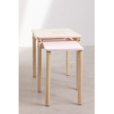 Extendable Wooden Table  (60-100 x 38 cm) Kandy Kids, thumbnail image 4