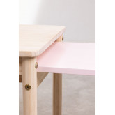Extendable Wooden Table  (60-100 x 38 cm) Kandy Kids, thumbnail image 6