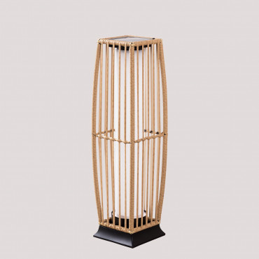 Cordless Solar Outdoor Floor Lamp Arlla Natural - Sklum