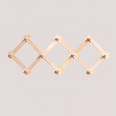 Ixi Wooden Wall Coat Rack M - Sklum