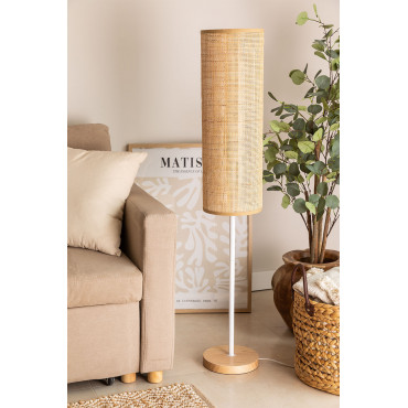 Large Rattan Floor Lamp Ytse - SKLUM