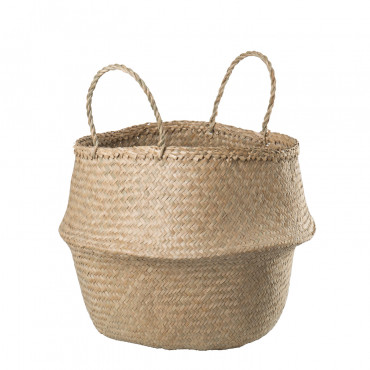 Kahs Wicker Basket Ø40 X 38 Cm & Natural - Sklum