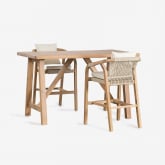 Set of high tables and stools