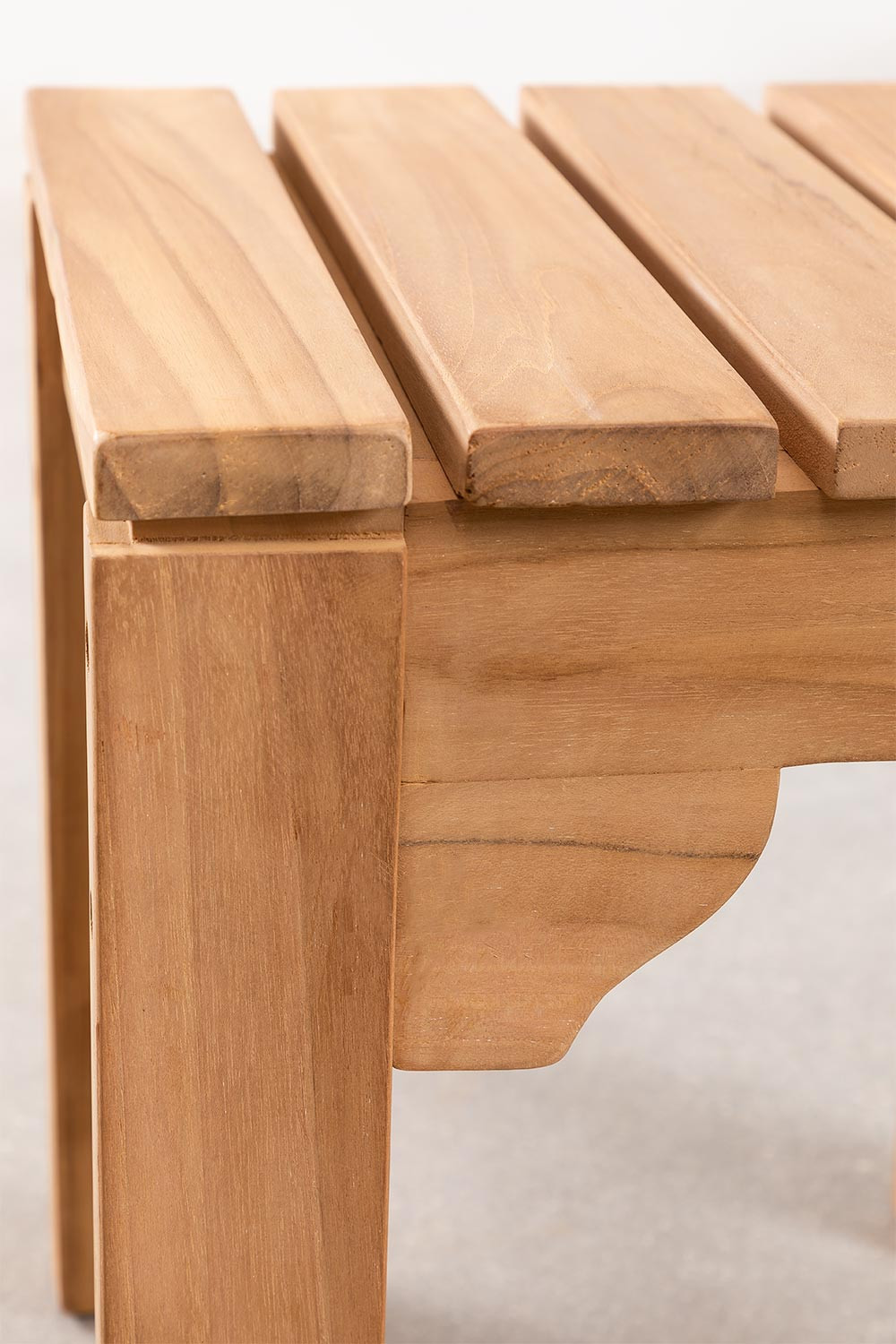 Teak Wood Garden Stool Donal - SKLUM
