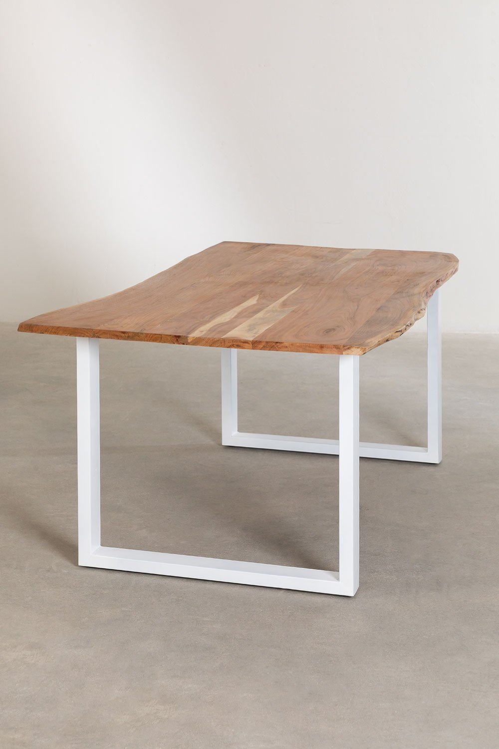 Rectangular dining table in recycled wood (180x100 cm) Sami Style, gallery image 2