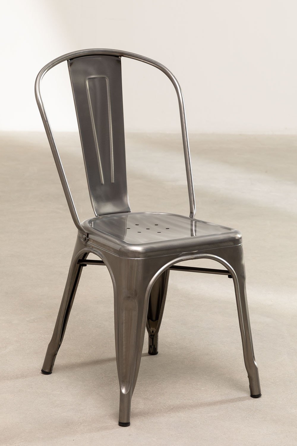 Brushed stackable dining chair Lix, gallery image 2