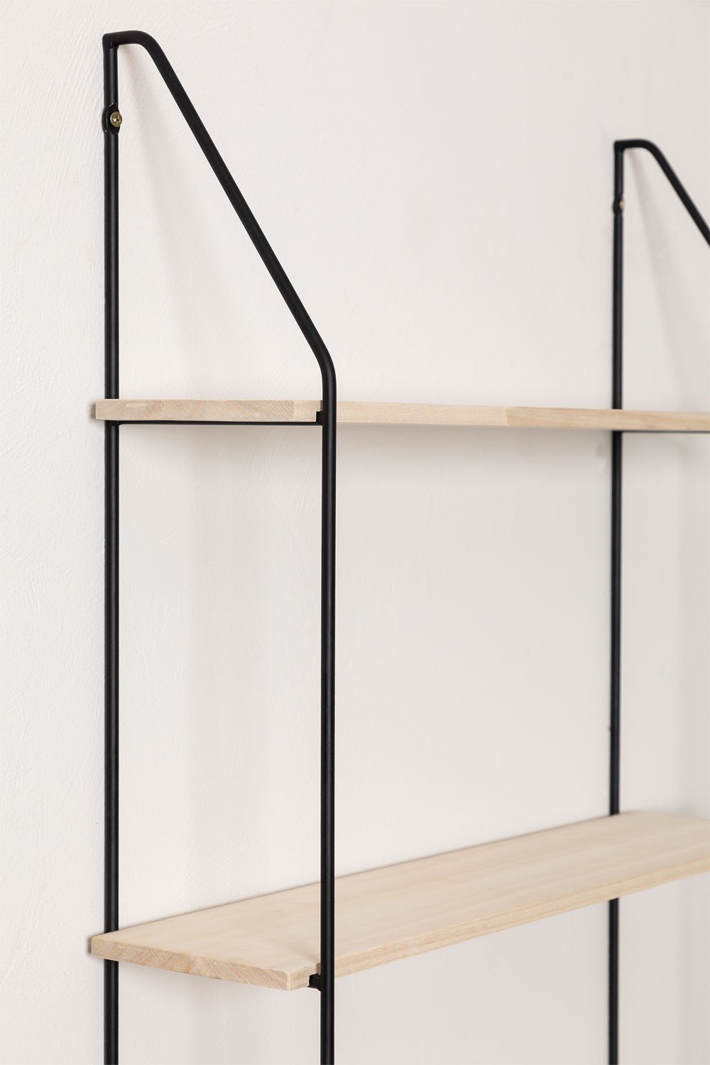 Arison 65 Cm Wall Shelf In Wood And Steel SKLUM Arison 65 Cm Wall Shelf In Wood And Steel SKLUM