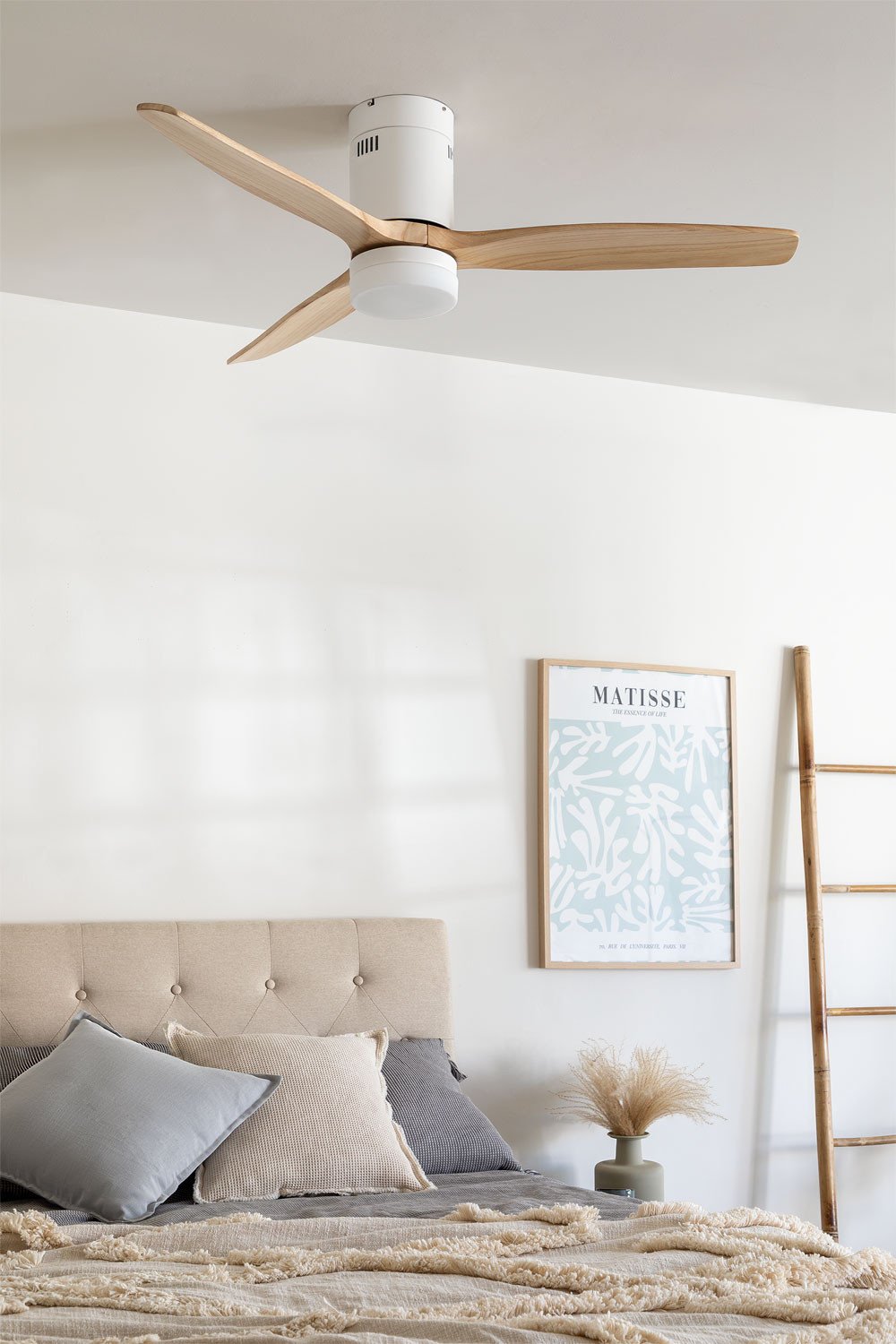 Ceiling Fan with Light  WINDCALM DC STYLANCE WHITE - Create, gallery image 1