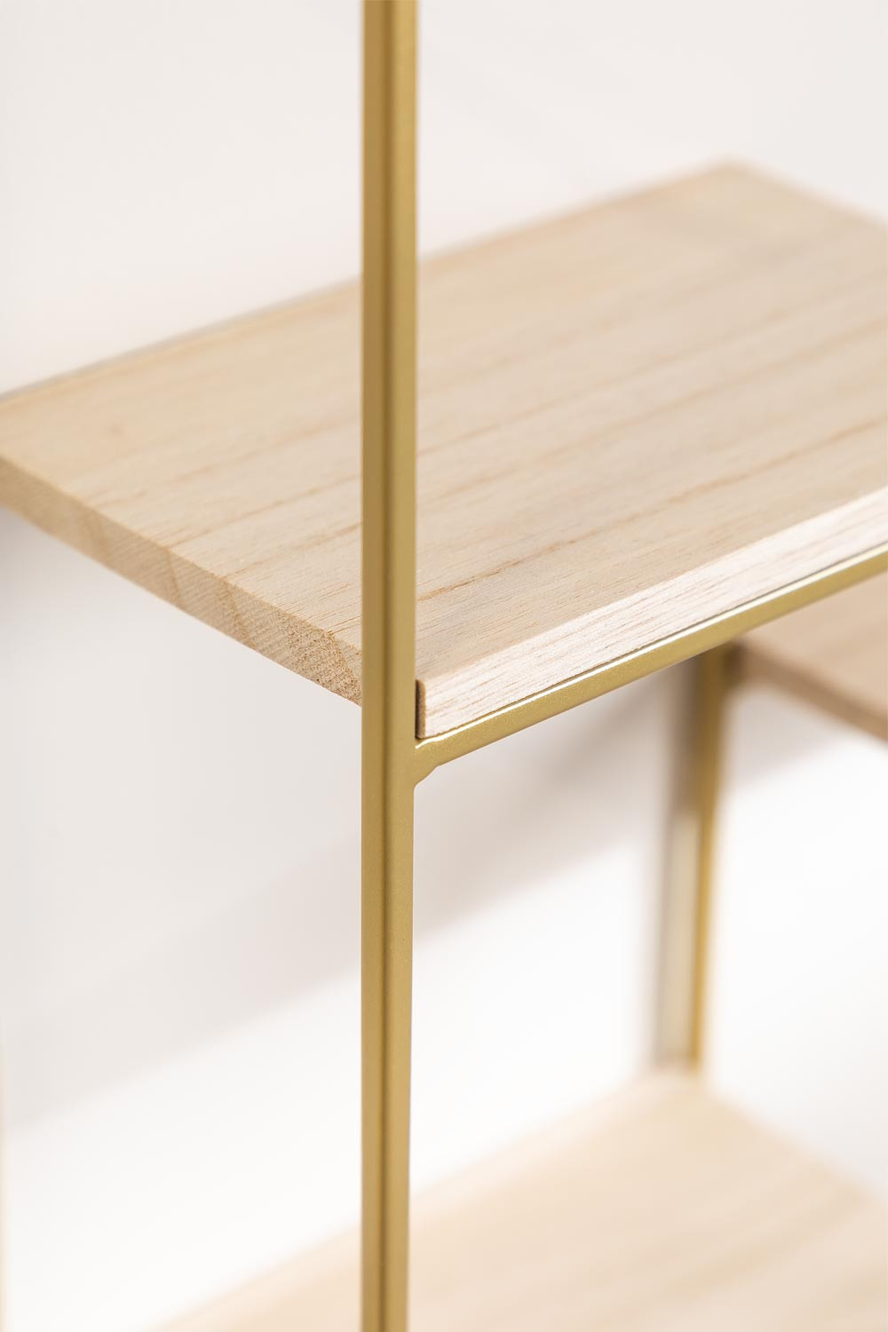 Yazek wall shelf ↔︎40 cm in iron and wood - SKLUM