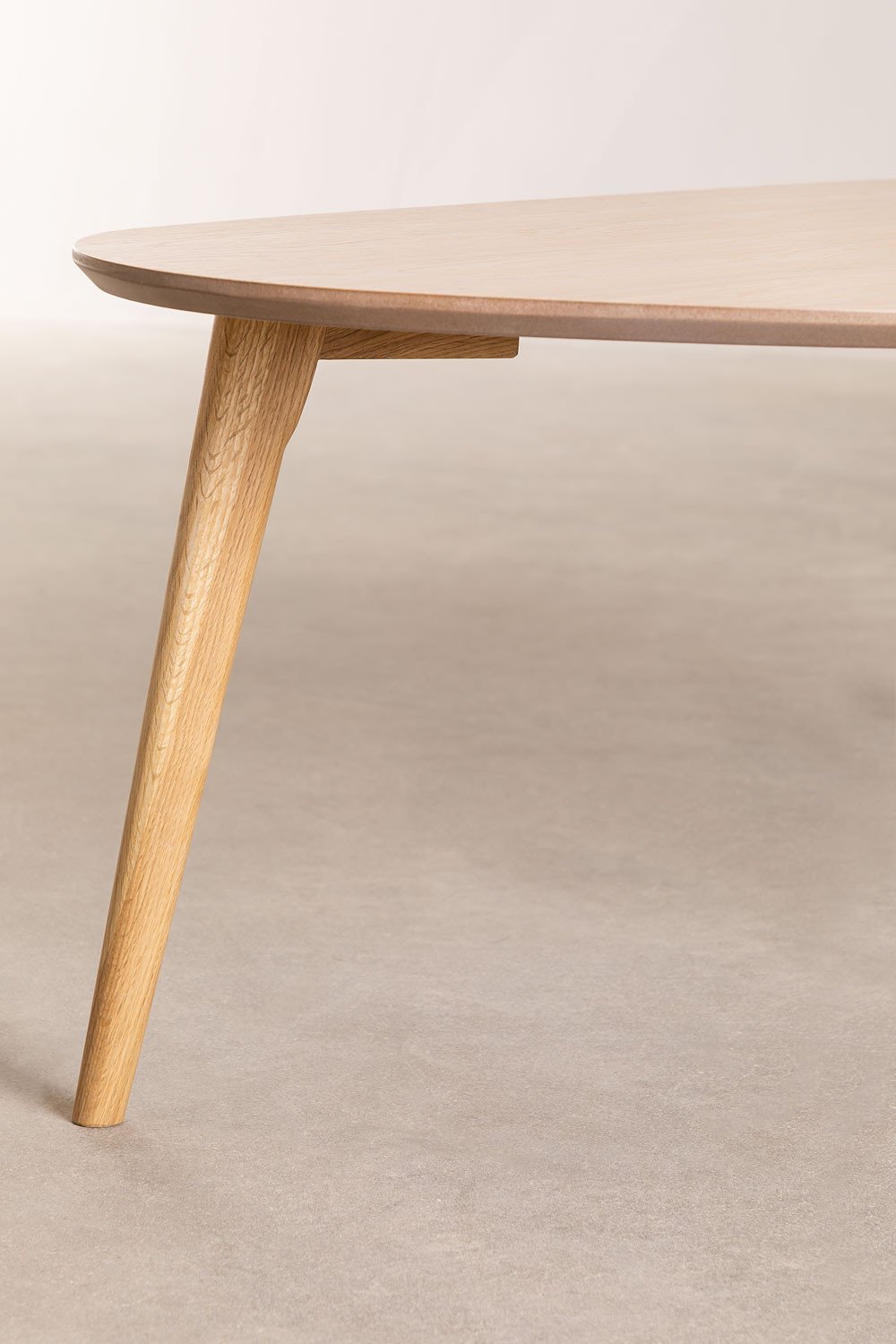 Coffee table in MDF and Yavik oak wood, gallery image 8