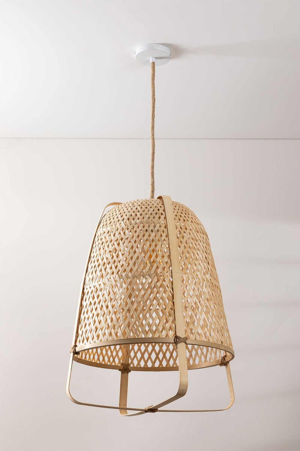 Bamboo Ceiling Lamp Akati, gallery image 2
