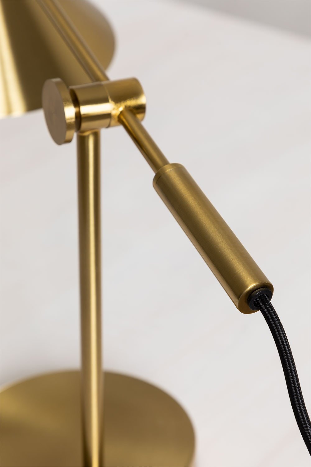 Directional and metallized table lamp in iron Clayt, gallery image 7