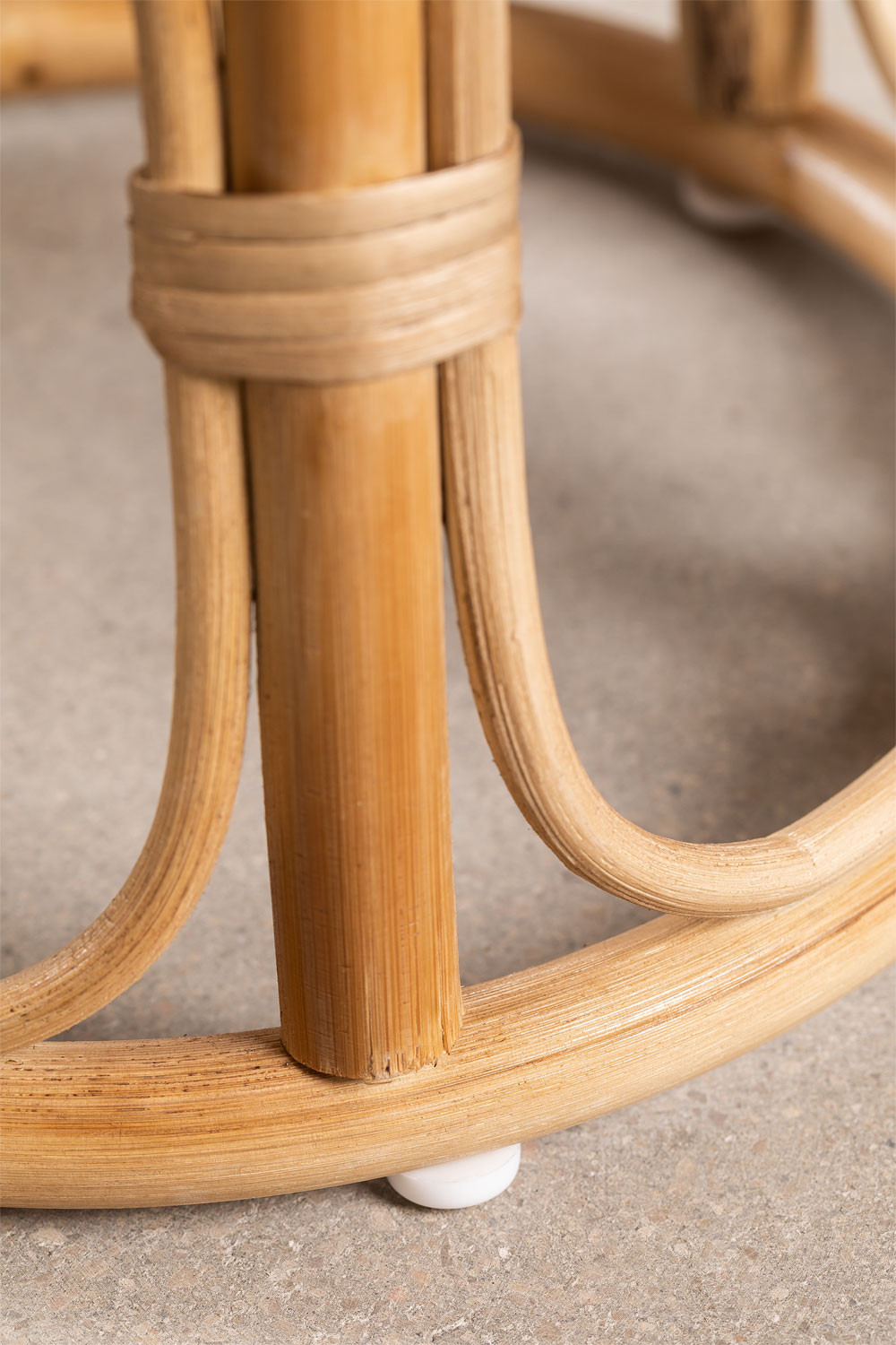 Low Rattan Stool Yarom SKLUM