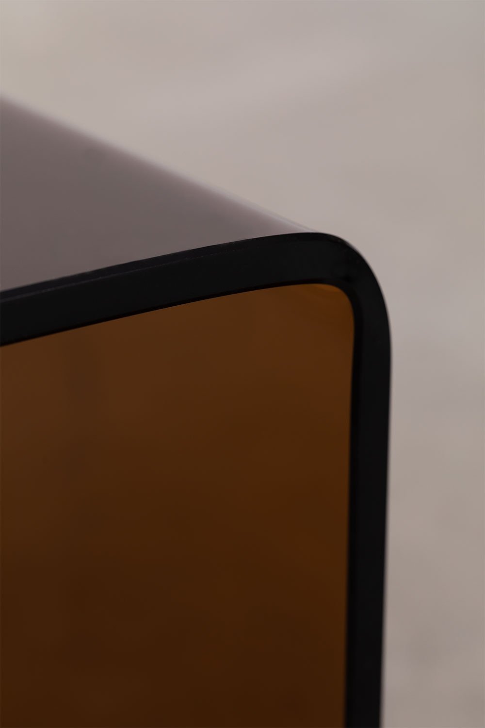 Coffee table in transparent glass (110x55 cm) Chris, gallery image 5