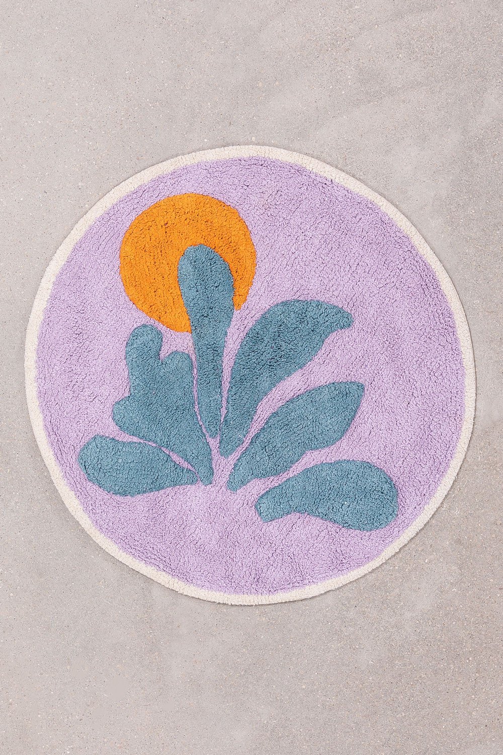 Kombu  Cotton Bath Ø61 cm  Rug , gallery image 1