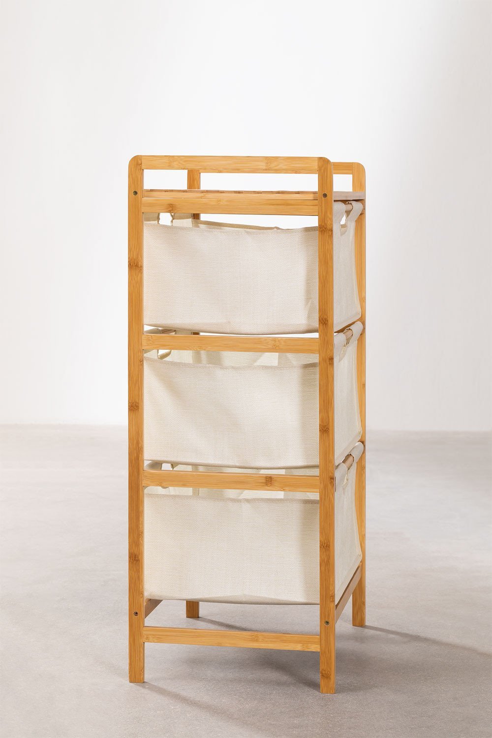 Skadi 3-Basket Bamboo Shelf, gallery image 5