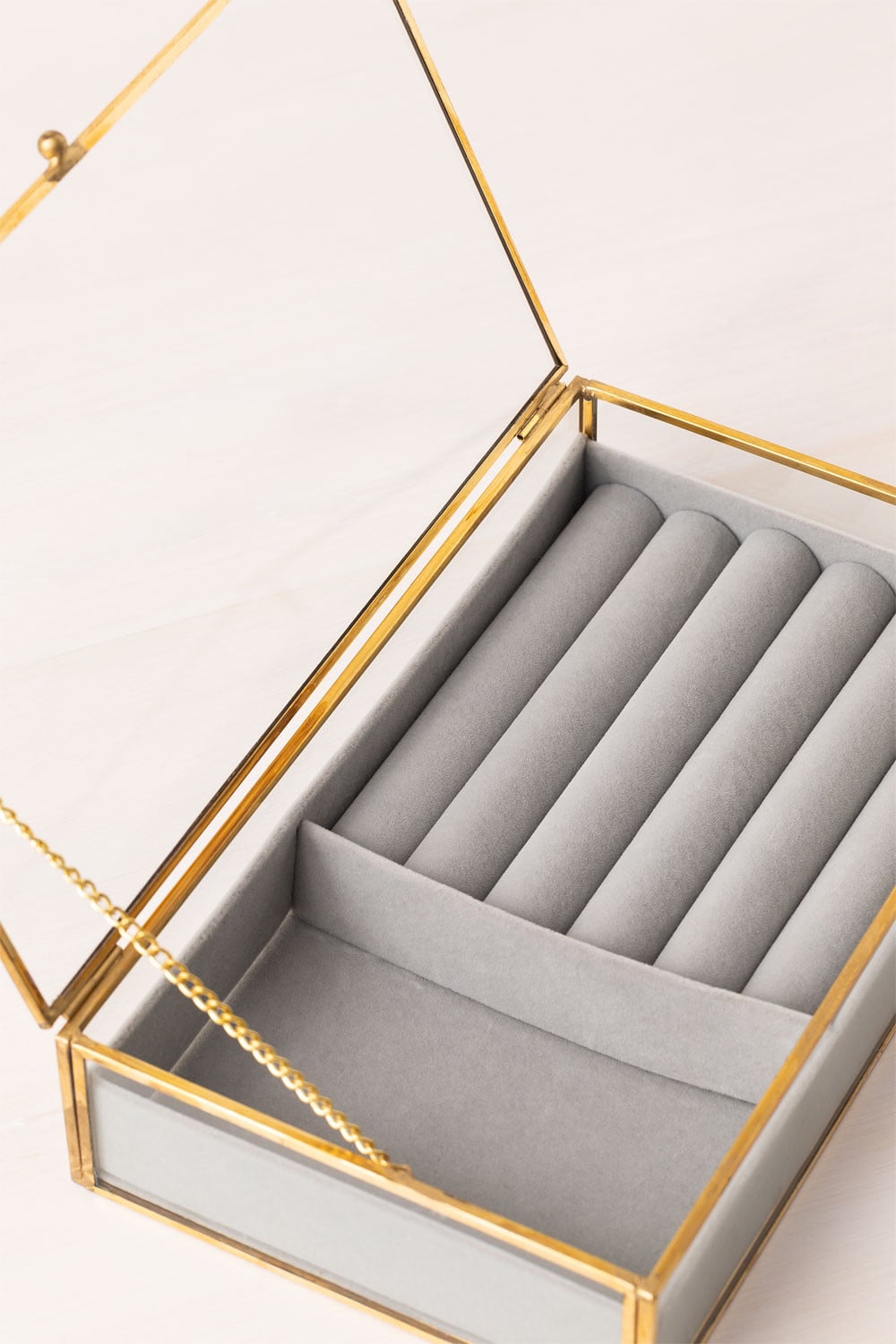 Olena glass jewelry box - SKLUM