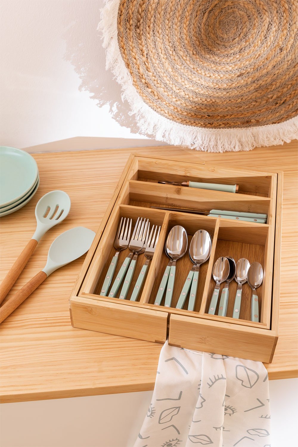 Bamboo Adjustable Cutlery Keon , gallery image 2