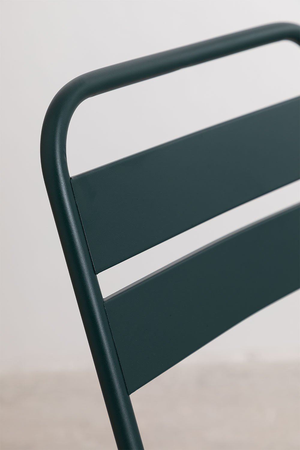 Folding dining chair in steel Janti, gallery image 6