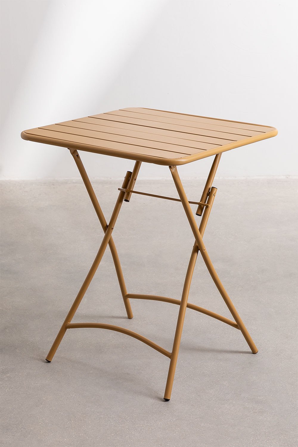 Square Steel Folding Table (60x60 cm) Janti, gallery image 2