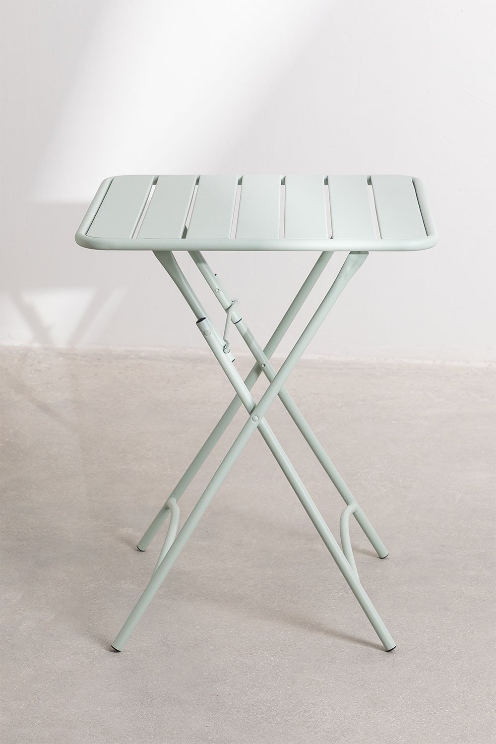 Square Steel Folding Table (60x60 cm) Janti, gallery image 2