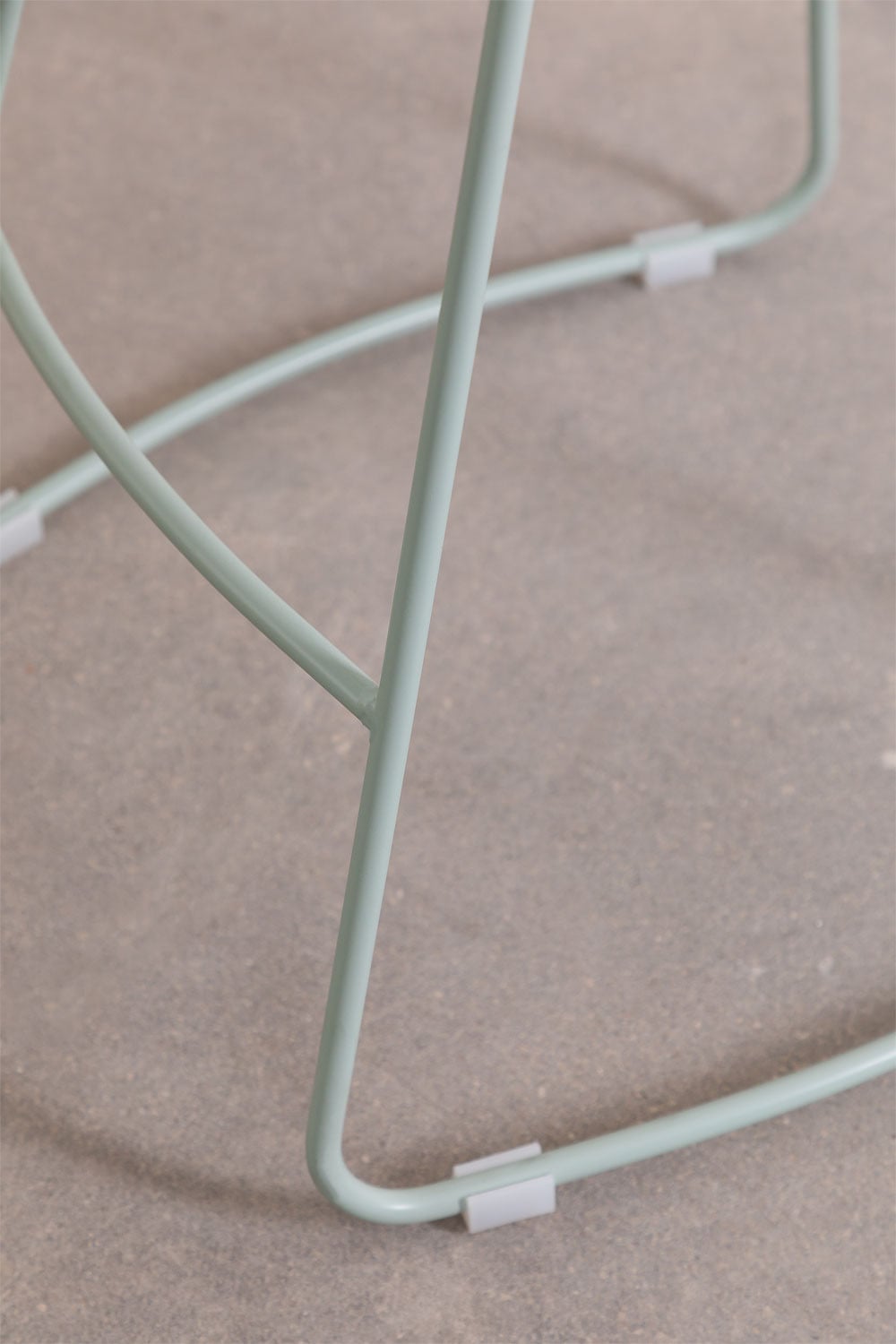 High stool in steel and elm wood Neicol, gallery image 7