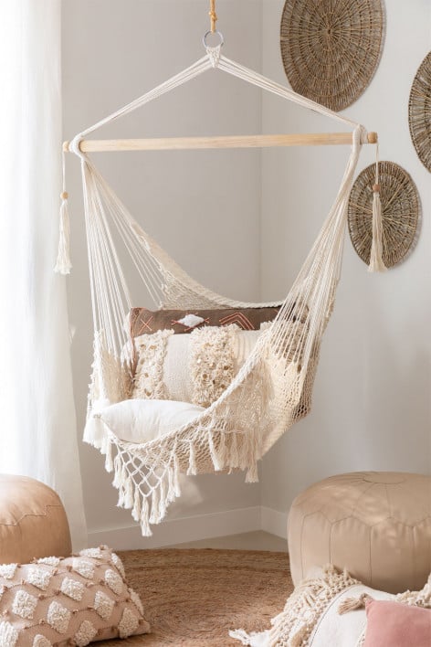 boho style armchair