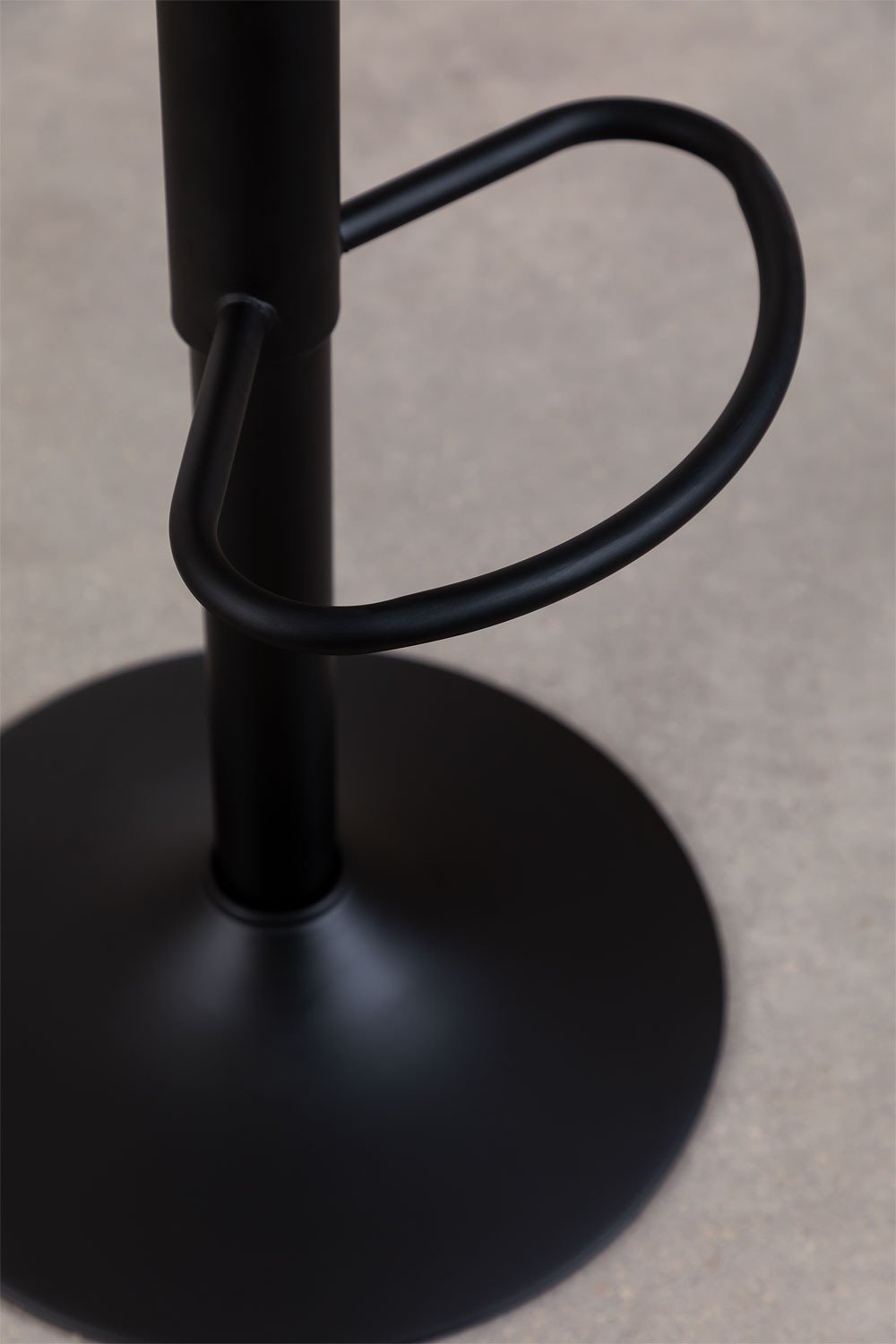 Bardder Adjustable High Stool in Steel and Elm Wood, gallery image 6