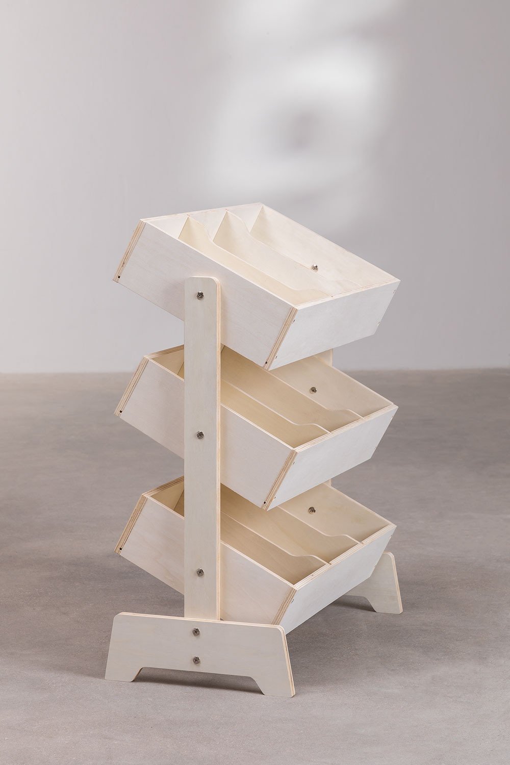 Yerai Kids pine wood toy organizer, gallery image 3